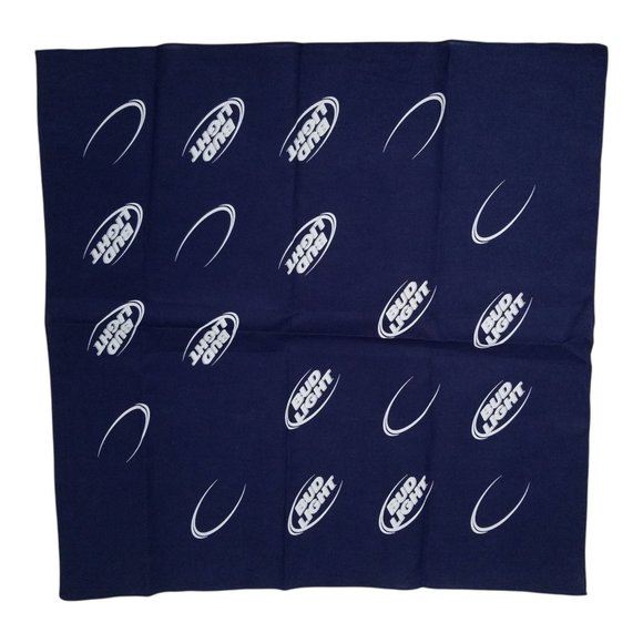 Budweiser Bud Light Bottle Cap T Shirt Size L Bandana 20 Oz Squeeze Bottle Lot - Picture 7 of 12